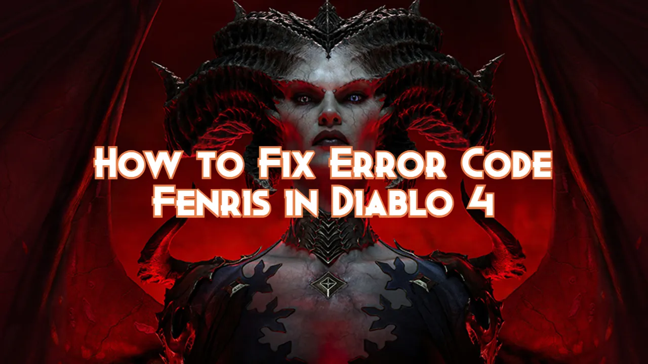 Diablo 4 Error Code Fenris Gamercodes Org