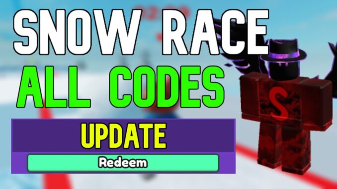 Snow Race Codes Roblox